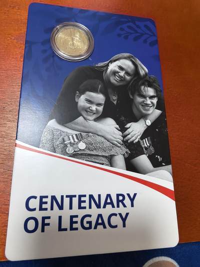 长老汇马年精选第七场拍卖 - 2023澳大利亚家庭传承百年1元铝铜币，卡装，3万枚