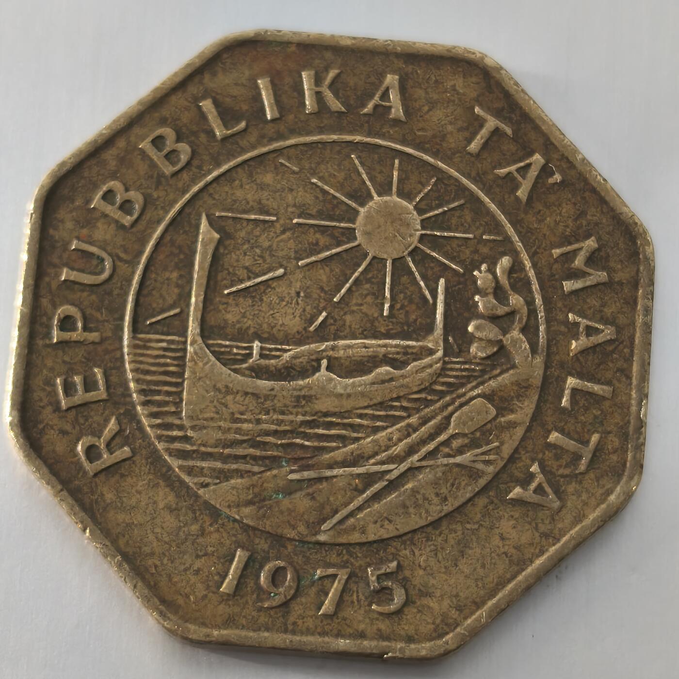 Krab外币市集Vol.22 马耳他1975年25分