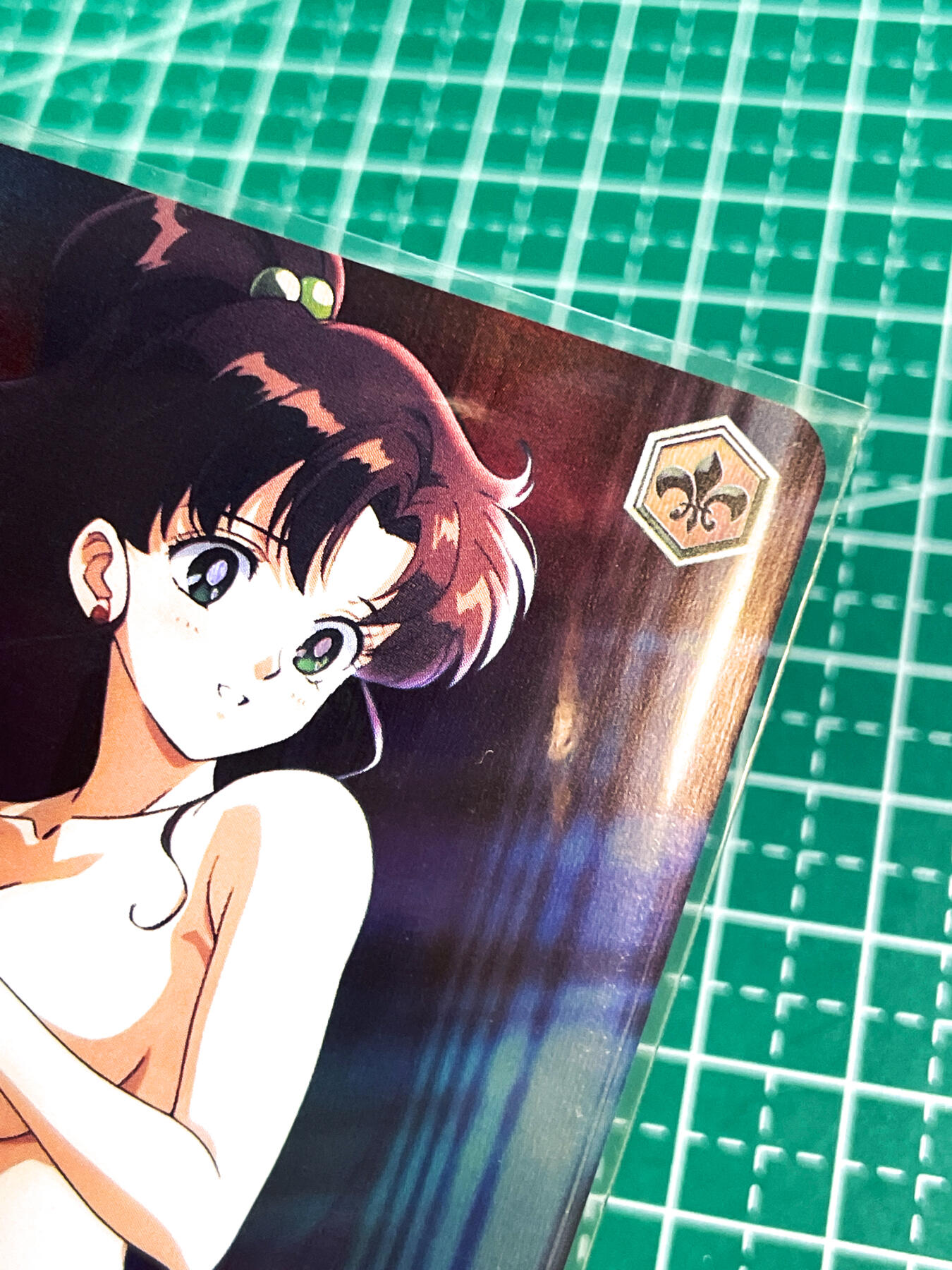 显眼宝25期 颜值精选 嘎嘎鸭卡牌  长住满赠系列   美少女木野真琴艺术卡   共1张  折光彩闪  60*87（小卡尺寸）