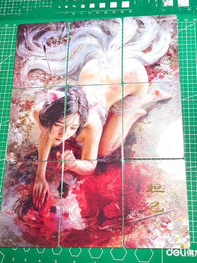 显眼宝25期 颜值精选 - 燎原卡牌 焱卡文化 刷子 妖姬传 妲己 九拼一套 倒过来看彩蛋   63*88