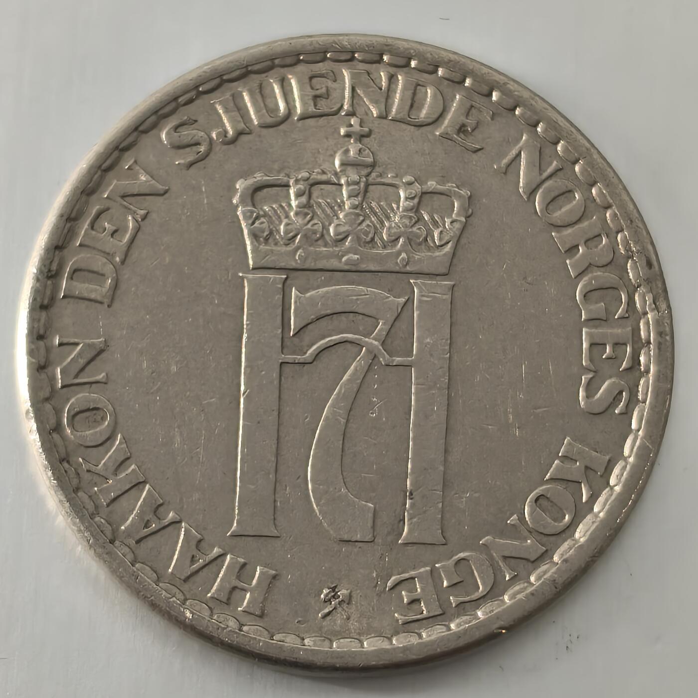 Krab外币市集Vol.22 挪威1954年1克朗