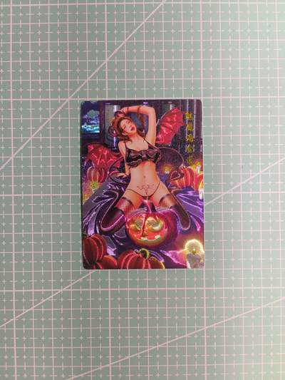C先生卡牌 第8期 豪杰传亲签 西游姬亲签 卡德曼亲签 人间传亲签（品控显微镜勿拍！默认微瑕。持续收拍品中。。欢迎送拍） - 【粗闪】青鸾殿《水浒外传》魅魔潘金莲 一张