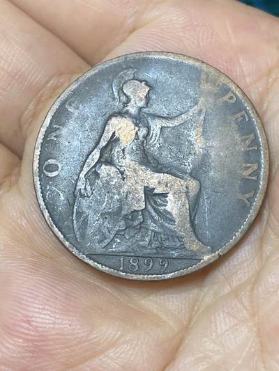 2025年第七十四场(总第一百场）外国好品散币(免佣金) - 英国🇬🇧1899年1便士(维多利亚女王老年披纱)
