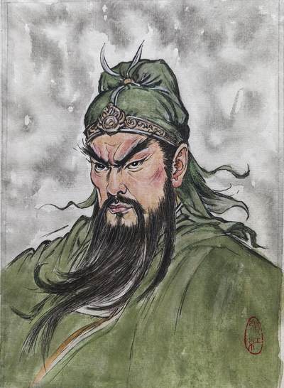 阳大大卡牌超级大甩拍第64期（周五晚上九点截拍，持续收拍品，进群福利早知道） - 【A5原画】工艺美术大师 张红  忠义 关公  下笔如有神，在曹营郁郁不得志的心情跃然纸上