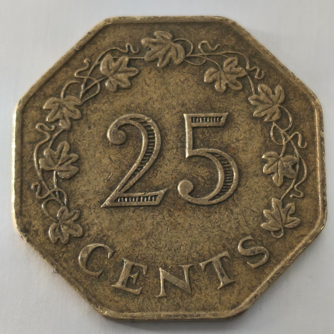 Krab外币市集Vol.22 马耳他1975年25分