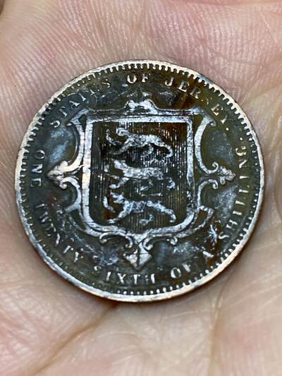 2025年第七十三场(总第九十九场）外国好品散币(免佣金) 英属泽西岛🇯🇪1871年1/26先令(维多利亚女王中年第一版，关门年仅发行3年)