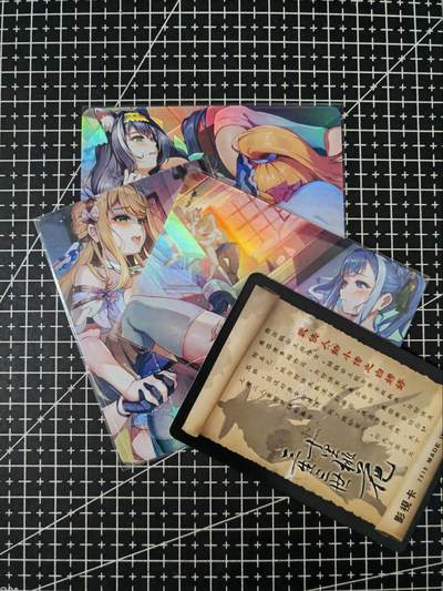 铃鹿第六期（提示一：自制卡难免瑕疵，可能存在撞角爆边等出厂瑕疵，介意慎拍；提示二：参拍请慎重，跑单押金不退的）） - 彩闪艺术小套卡一