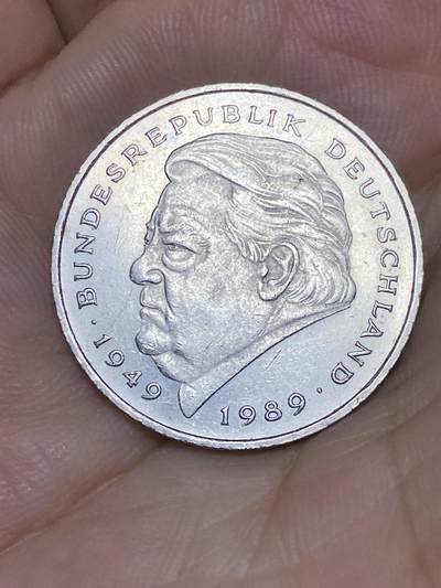 2025年第七十三场(总第九十九场）外国好品散币(免佣金) 好品–德国🇩🇪1990年2马克(J标汉堡造)