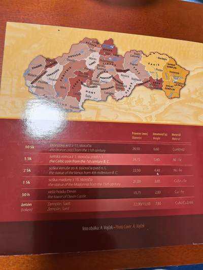 长老汇蛇年精选第三十场拍卖 2005斯洛伐克5枚套，卡装，含双色金属章1枚