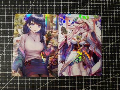铃鹿第六期（提示一：自制卡难免瑕疵，可能存在撞角爆边等出厂瑕疵，介意慎拍；提示二：参拍请慎重，跑单押金不退的）） - 原神对卡二
