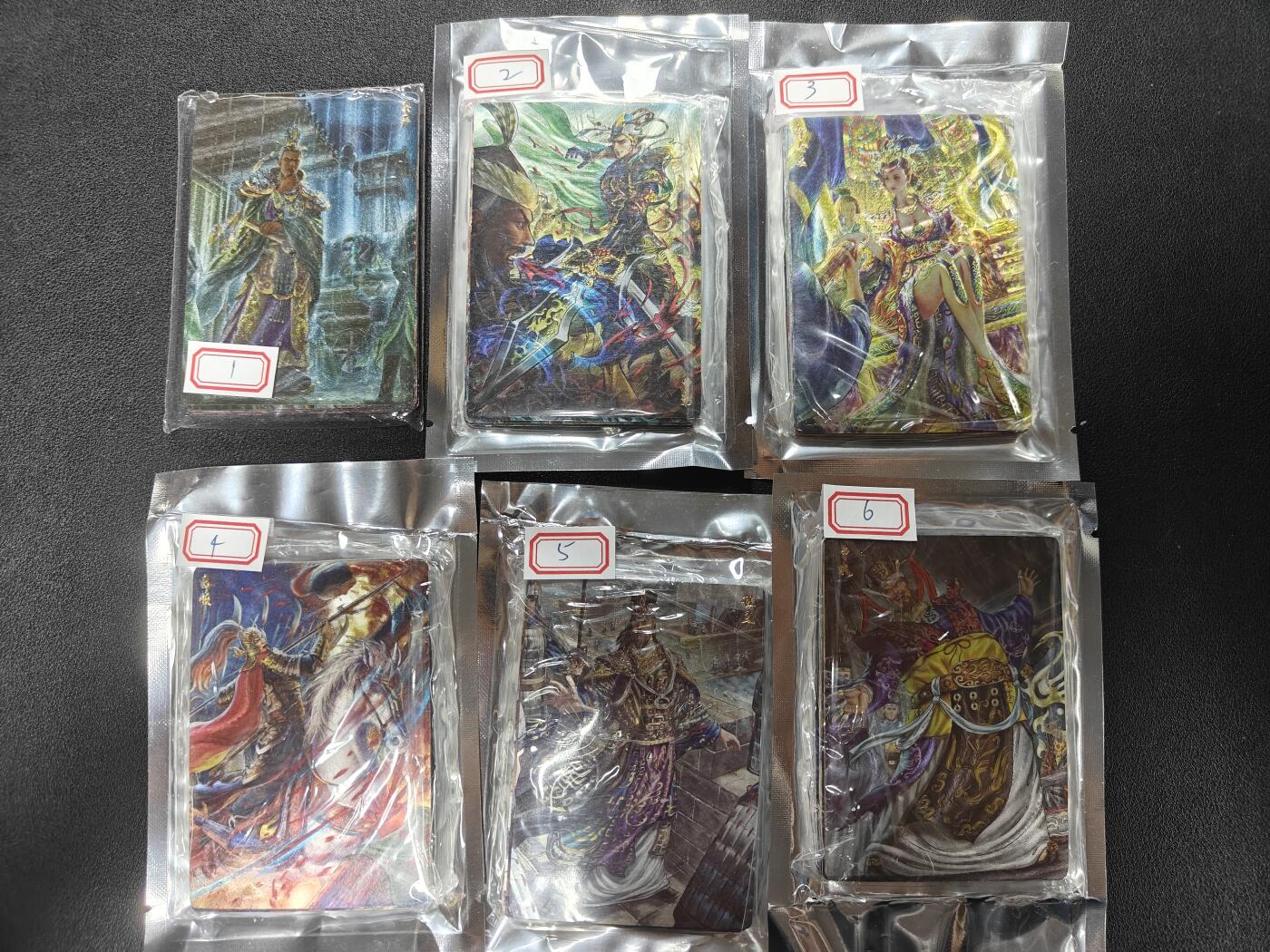 天玑星卡拍第一百零九期《7.31周四截拍》持续收拍收评中 满赠卡需备注 卡玩帕克 雄图三国 1-6弹 粗闪 一弹已拆封其他未拆封