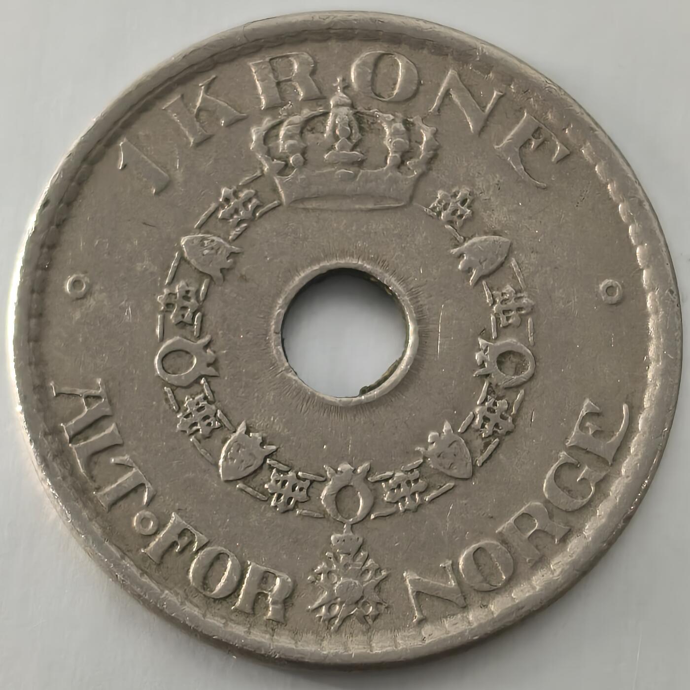 Krab外币市集Vol.22 挪威1949年1克朗