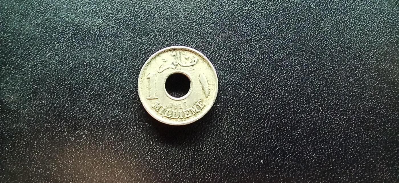 邮泉阁限时拍卖第十九场 各国硬币专场（以前各场已经邮寄回国全部邮寄） 埃及1917年1米粒