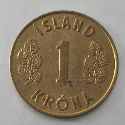 Krab外币市集Vol.22 - 冰岛1970年1克朗