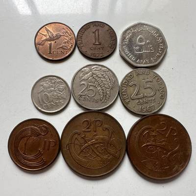 🌹外币初藏🌹🐯2025年第82场  每周二四六晚8️⃣点 接代拍 - 外国硬币一组含旧版好品