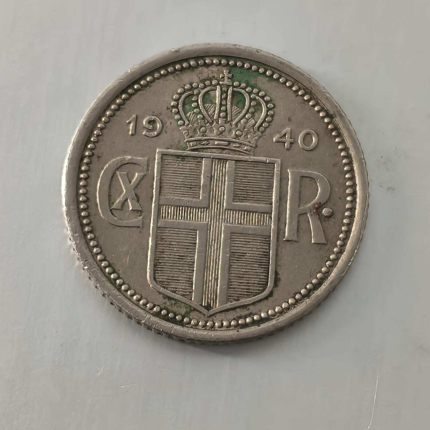 Krab外币市集Vol.22 冰岛1940年25欧尔-独年版