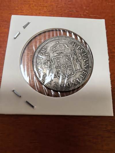 长老汇蛇年精选第三十场拍卖 1786西属墨西哥卡洛斯三世双柱2里亚尔银币，细节好