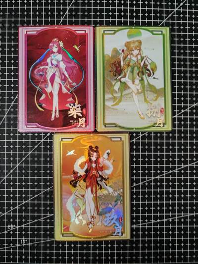 铃鹿第六期（提示一：自制卡难免瑕疵，可能存在撞角爆边等出厂瑕疵，介意慎拍；提示二：参拍请慎重，跑单押金不退的）） - 墨卡牌花神年历一