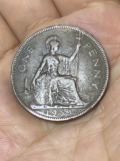 2025年第七十四场(总第一百场）外国好品散币(免佣金) - 英国🇬🇧1939年1便士(乔治六世第一版，印度皇帝版)