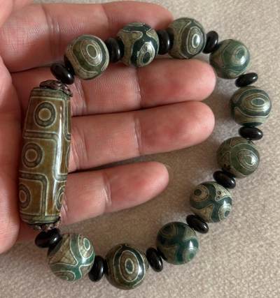 手串，小玉件杂项 天珠