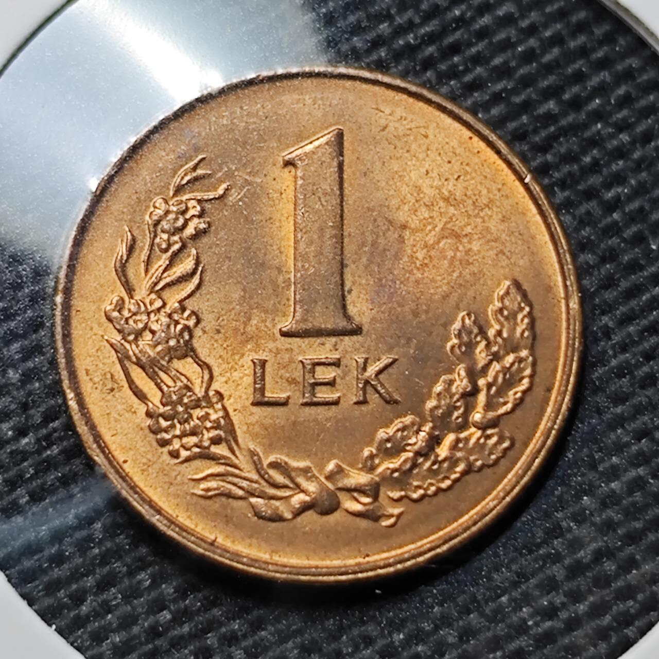 KK钱币收藏小铺 第314期 2月预留时间 周末发货 1996阿尔巴尼亚1列克 