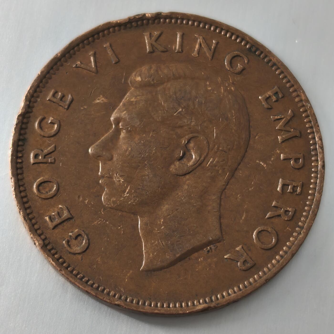 Krab外币市集Vol.22 新西兰1944年1便士