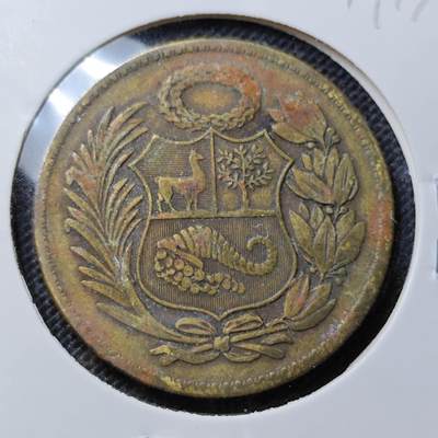 KK钱币收藏小铺 第314期 2月预留时间 周末发货 - 1955秘鲁索尔铜币