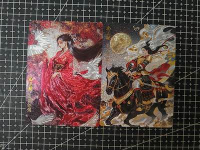 铃鹿第六期（提示一：自制卡难免瑕疵，可能存在撞角爆边等出厂瑕疵，介意慎拍；提示二：参拍请慎重，跑单押金不退的）） - 扈三娘0405粗闪