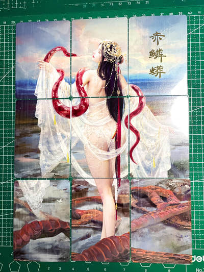 显眼宝25期 颜值精选 - 燎原卡牌 焱卡文化 刷子 妖姬传 赤鳞蟒 九拼一套 背影不错   63*88