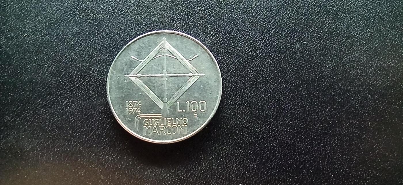 邮泉阁限时拍卖第十九场 各国硬币专场（以前各场已经邮寄回国全部邮寄） 意大利1974年100里拉纪念币