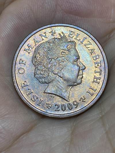 2025年第七十三场(总第九十九场）外国好品散币(免佣金) 英属马恩岛2009年2便士(伊丽莎白二世老年，PM AA)