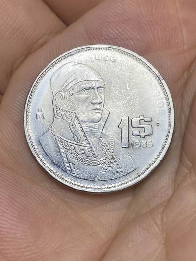 2025年第七十三场(总第九十九场）外国好品散币(免佣金) - 墨西哥🇲🇽1985年1比索