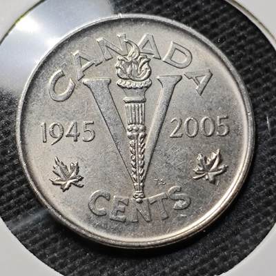 KK钱币收藏小铺 第315期 2月预留时间 周末发货 - 2005加拿大5分 纪念币