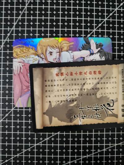 铃鹿第六期（提示一：自制卡难免瑕疵，可能存在撞角爆边等出厂瑕疵，介意慎拍；提示二：参拍请慎重，跑单押金不退的）） - 嘎嘎鸭海贼王艺术特卡一
