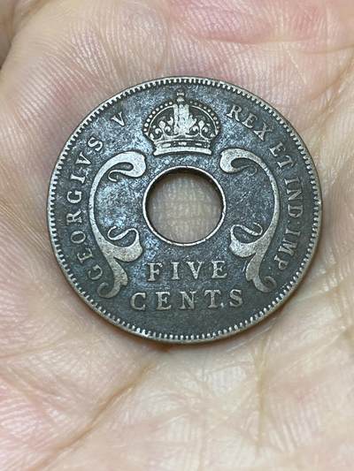 2025年第七十三场(总第九十九场）外国好品散币(免佣金) - 英属东非1924年5分(乔治五世时期)