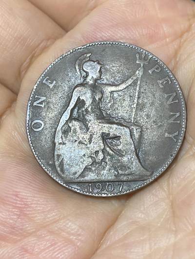 2025年第七十四场(总第一百场）外国好品散币(免佣金) - 英国🇬🇧1907年1便士(爱德华七世时期)