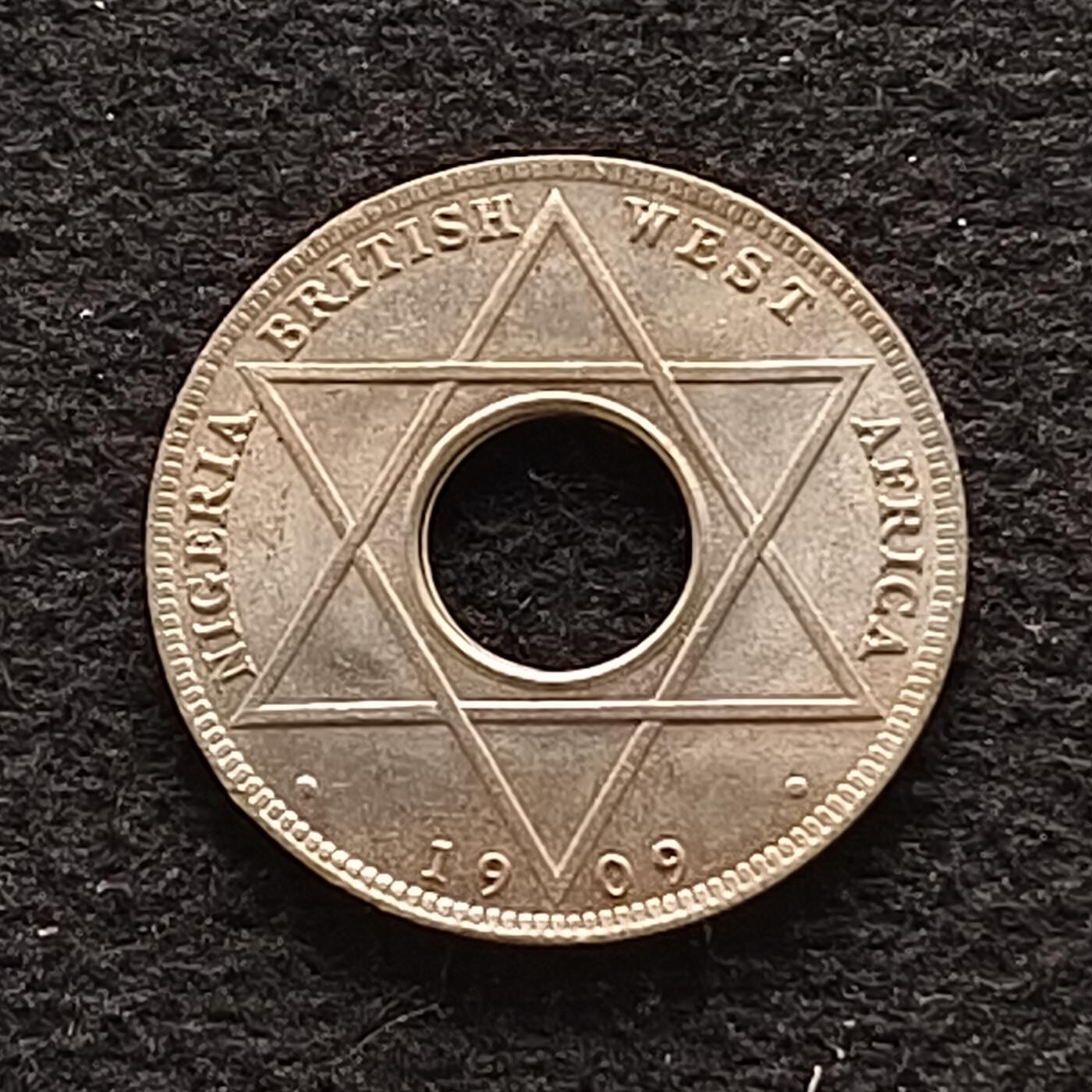 【全场包邮】纯粹捡漏拍447场 英属西非1909年爱德华七世1/10便士