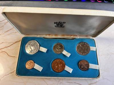 第169期拍卖【长期征集拍品】 - 马恩岛1971年年度6枚精制纪念套币