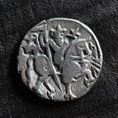 【良泉】第36期【直播场】8月21日晚19.30点开拍！173组，西方古代钱币、杂项专场 - 公元850-970年【萨西王朝】萨曼塔·提婆，骑士瘤牛，高银吉塔尔银币，2.96克