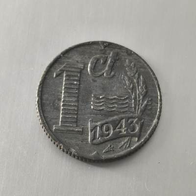 Krab外币市集Vol.22 - 荷兰1943年1分