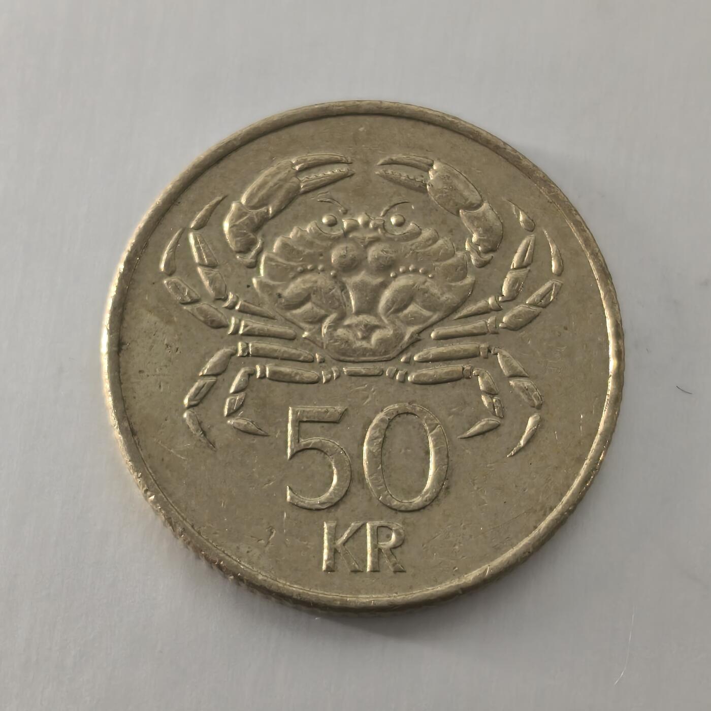 Krab外币市集Vol.22 冰岛2005年50克朗