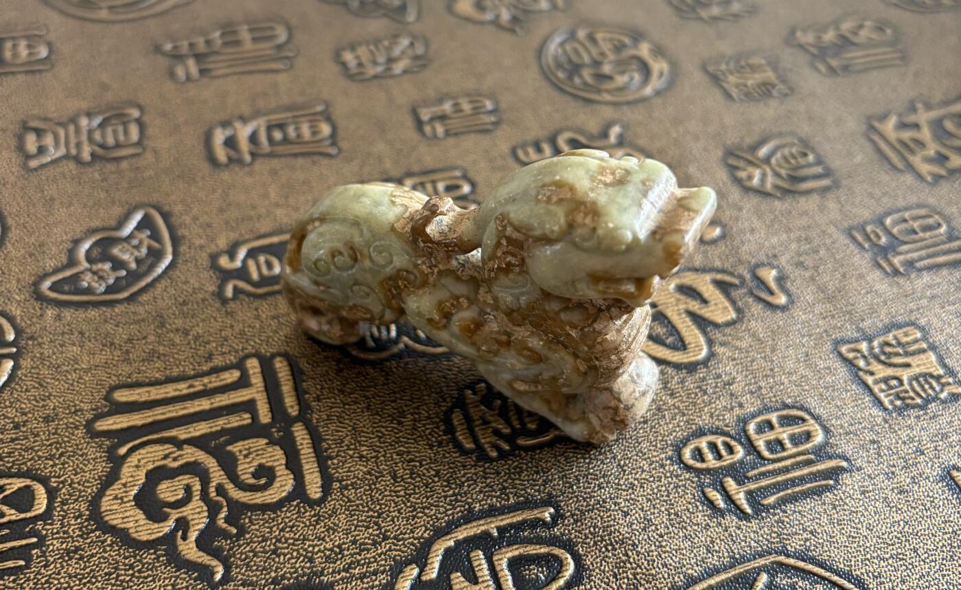 手串，小玉件杂项 貔貅岫玉