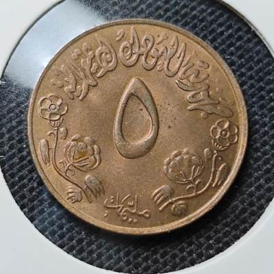 KK钱币收藏小铺 第315期 2月预留时间 周末发货 - 苏丹5米利姆 铜币