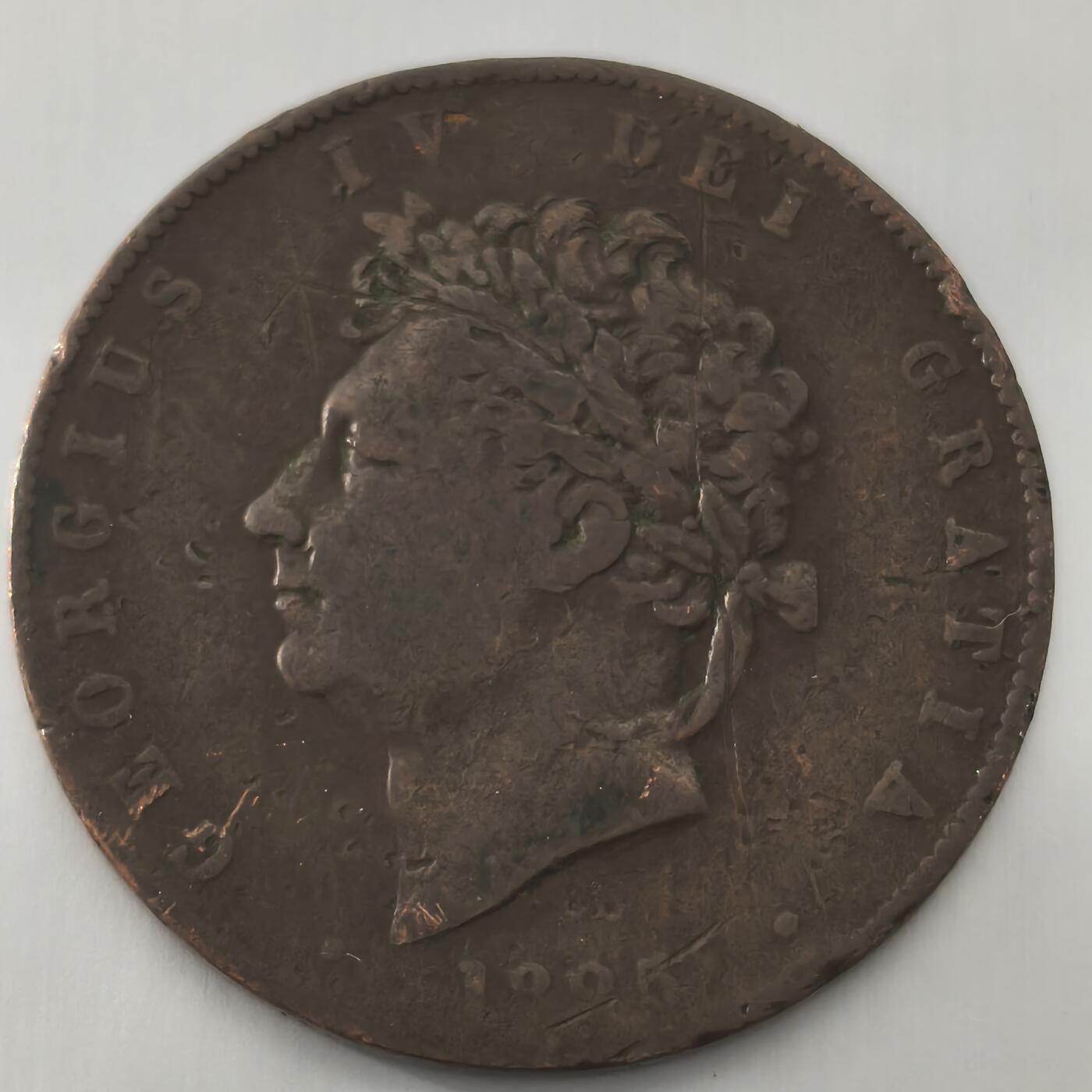 Krab外币市集Vol.22 英国1825年1/2便士