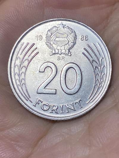2025年第七十四场(总第一百场）外国好品散币(免佣金) - 匈牙利🇭🇺1986年20福林(人民共和国时期流通套币最大面值)