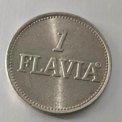 Krab外币市集Vol.22 - 英国1flavia代币_饮品用