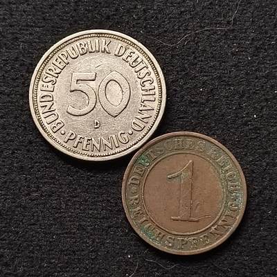【全场包邮】纯粹捡漏拍447场 - 德国各年份散币2枚一组
