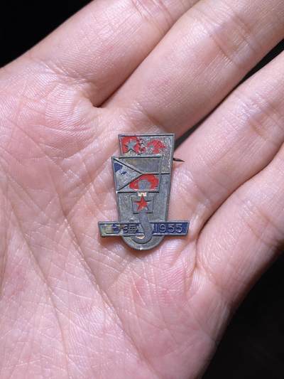 徽章专拍场 - 1955年中捷友好纪念章