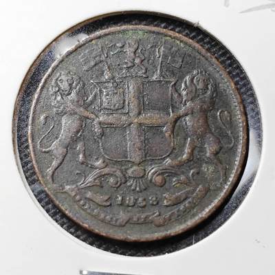 KK钱币收藏小铺 第315期 2月预留时间 周末发货 - 1858英国东印度1/4安娜