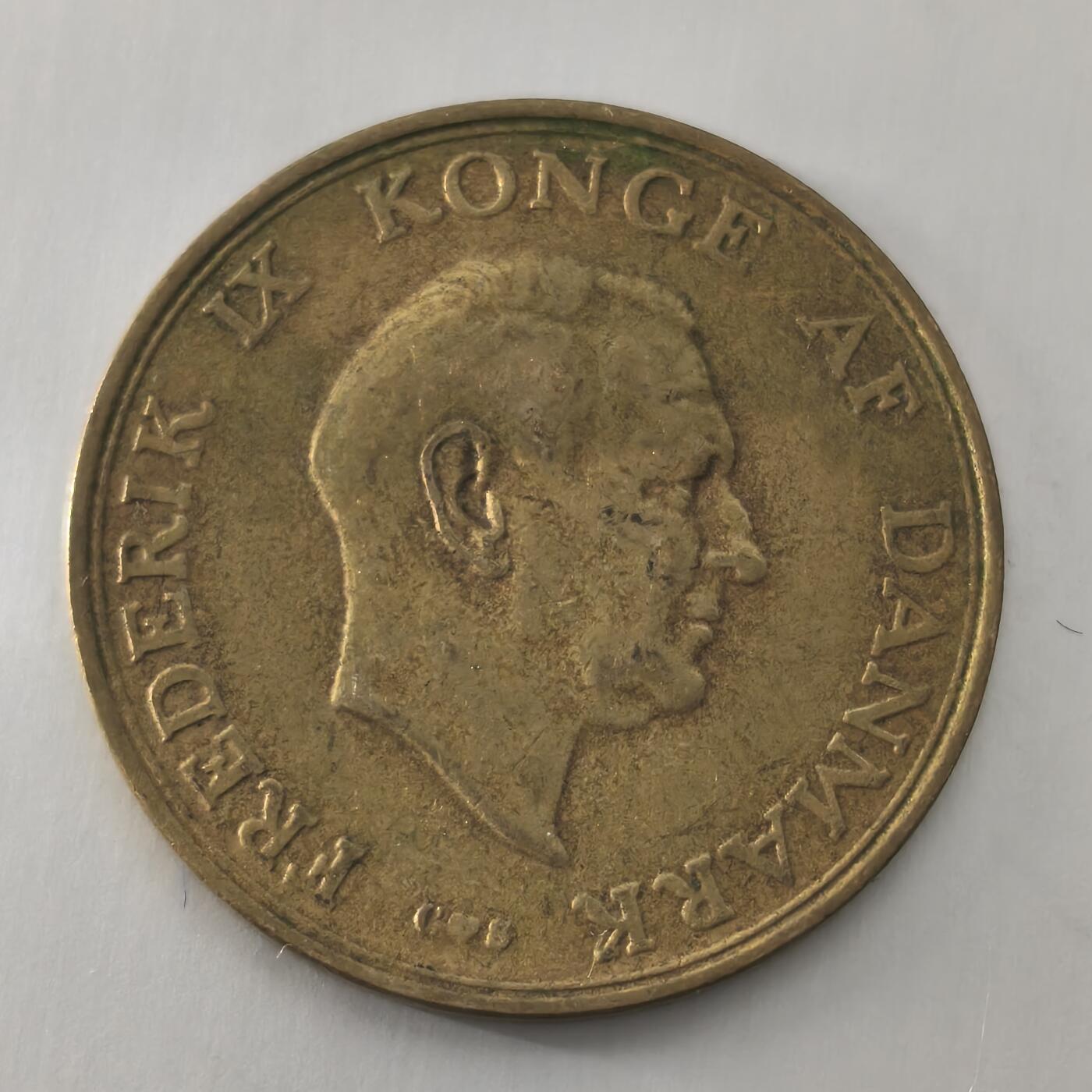 Krab外币市集Vol.22 丹麦1958年1克朗